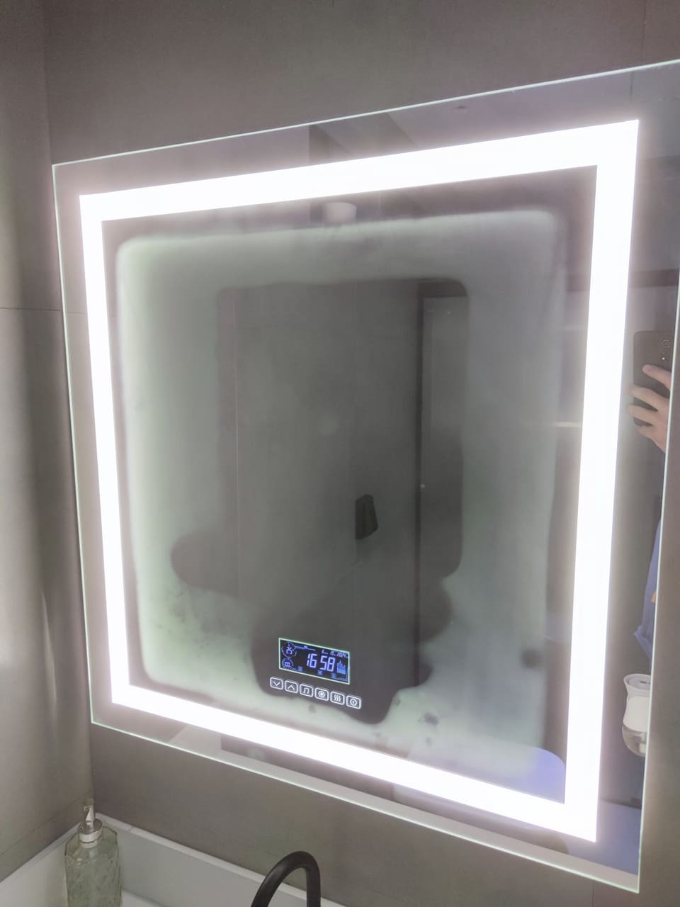 Espelho front LED com botão touch – foto 8
