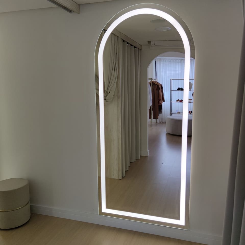Espelho front LED com botão touch – foto 17