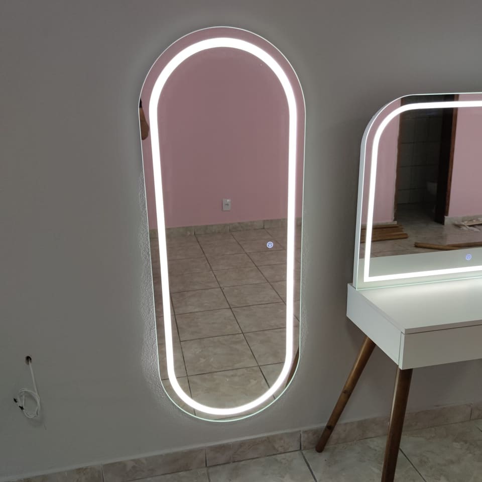 Espelho front LED com botão touch – foto 19