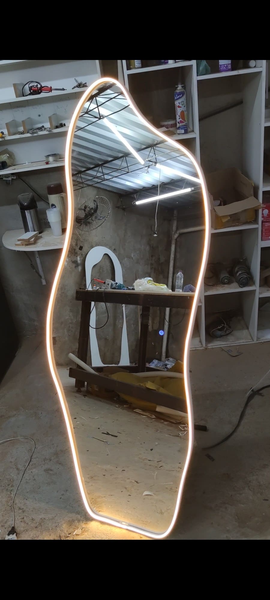 Espelho com LED neon e moldura anti-impacto – foto 13