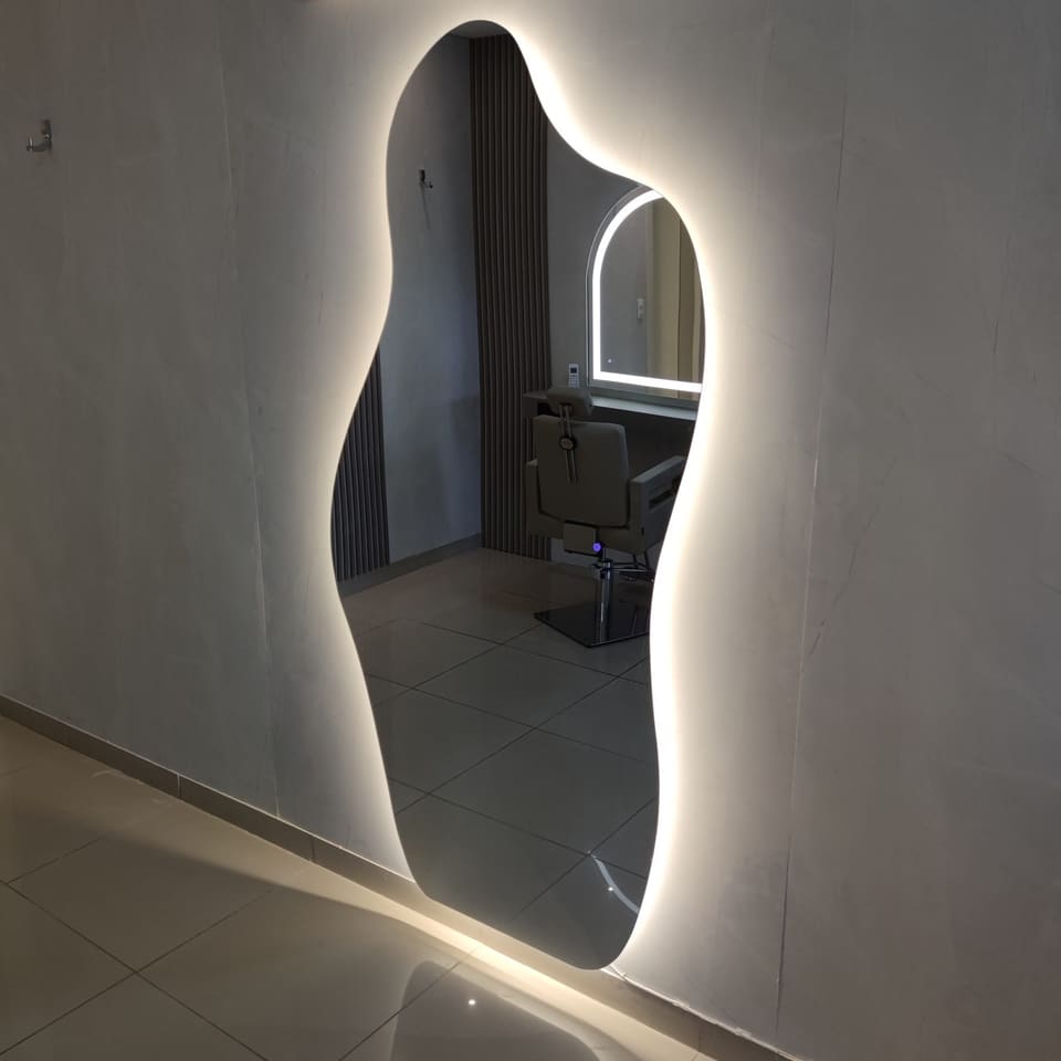 Espelho orgânico flutuante com LED – foto 2